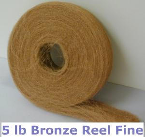 Fine Bronze Wool 5lb Reel 