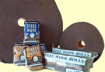 Lustersheen Bronze Wool - Pads and Reels - Grades: Fine - Medium - Coarse ;  Stainless Steel Wool